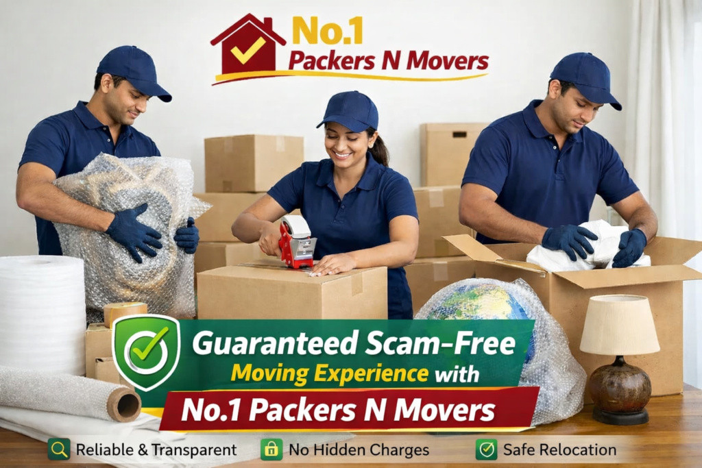 Guaranteed Scam-Free Moving Experience with No.1 Packers N Movers