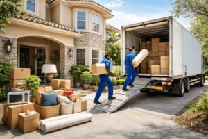 Household goods loading for shifting